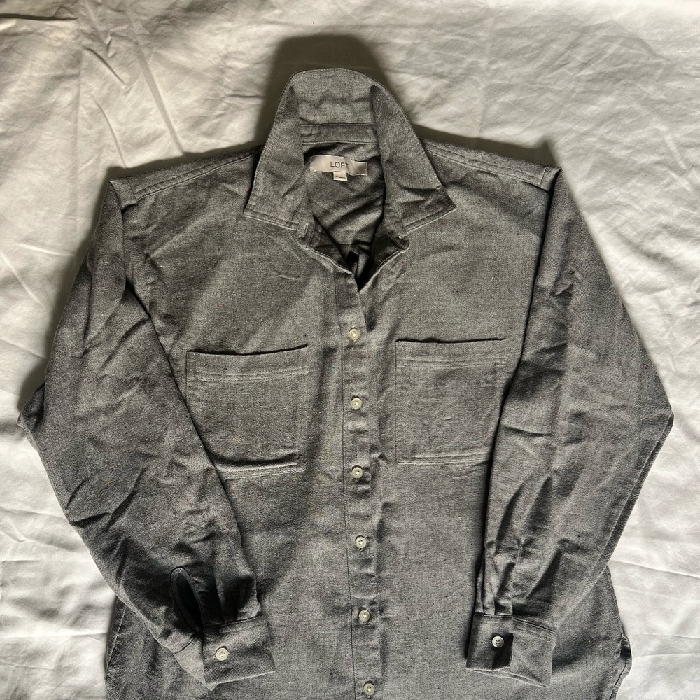 LOFT Button down top size M